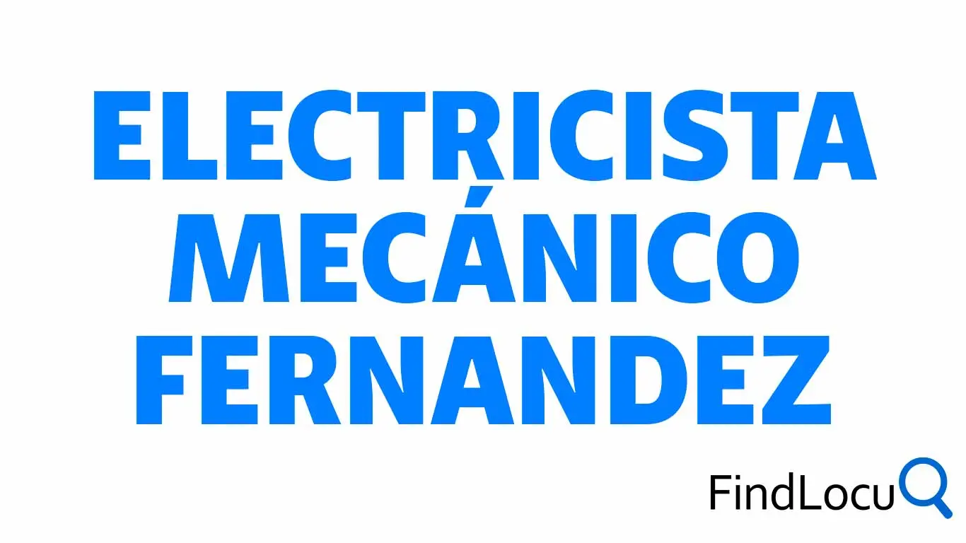 Logo Electricista Mecánico Fernandez