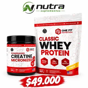 Promo Creatina + Proteina One Fit  en Nutra Suplementos