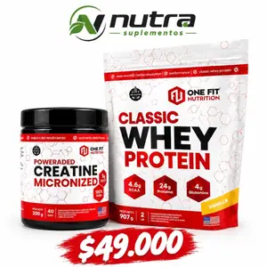 Promo Creatina + Proteina One Fit  en Nutra Suplementos