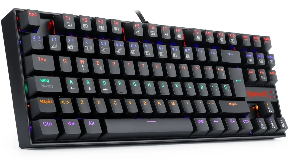 Teclado Gamer Redragon Kumara K552 Rainbow Outemu Red Esp